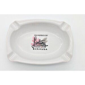 vintage ash tray ceramic Lantana Colony Club Bermuda Bauscher Welden